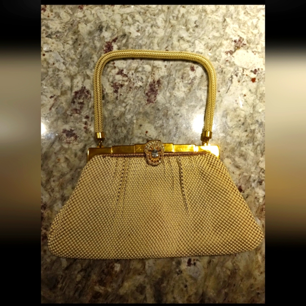 Vintage metal mesh purse